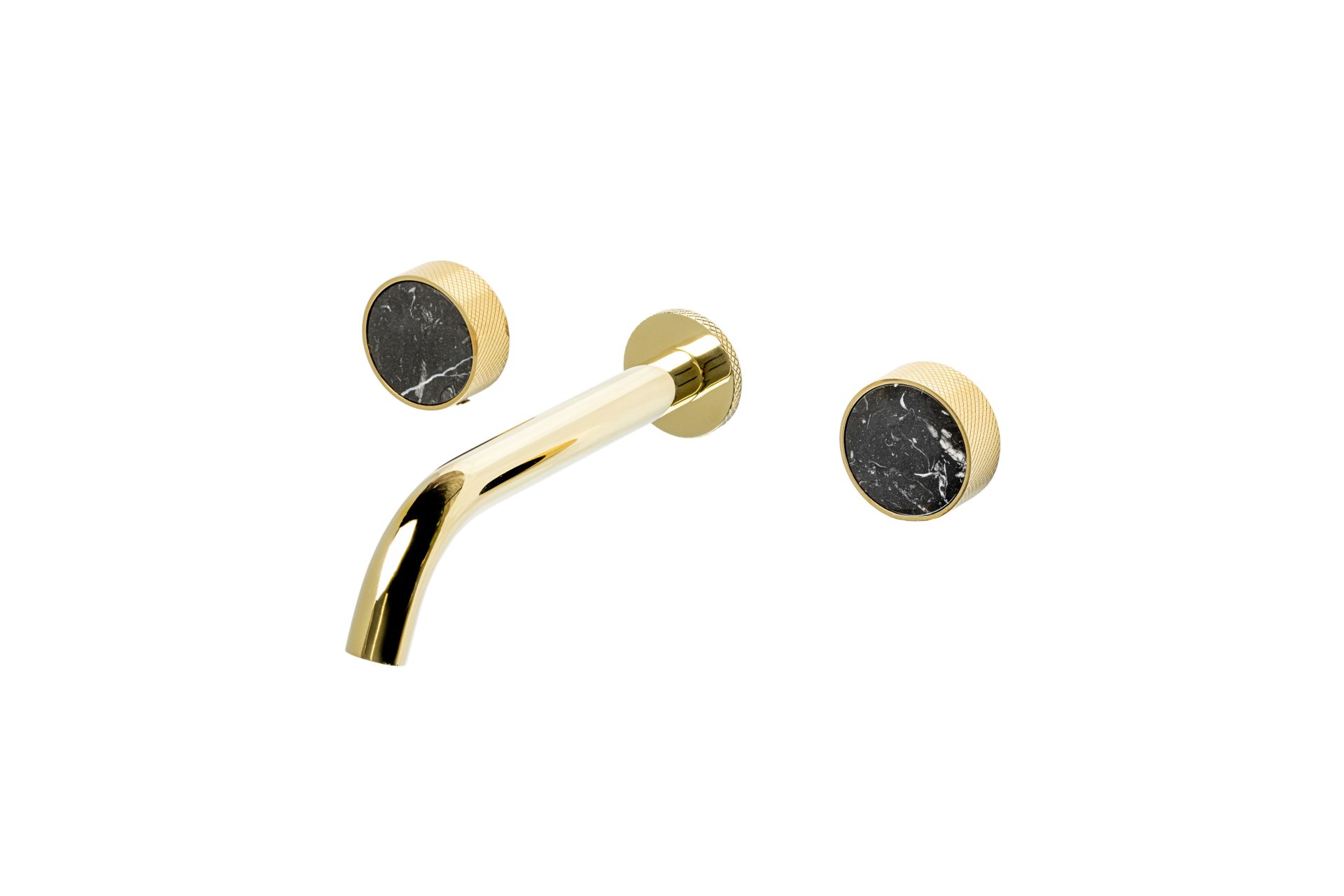 BOHEME Prestige Ankastre Mermer Ankastre 3 Delikli Lavabo Bataryası 152-2-G-NM