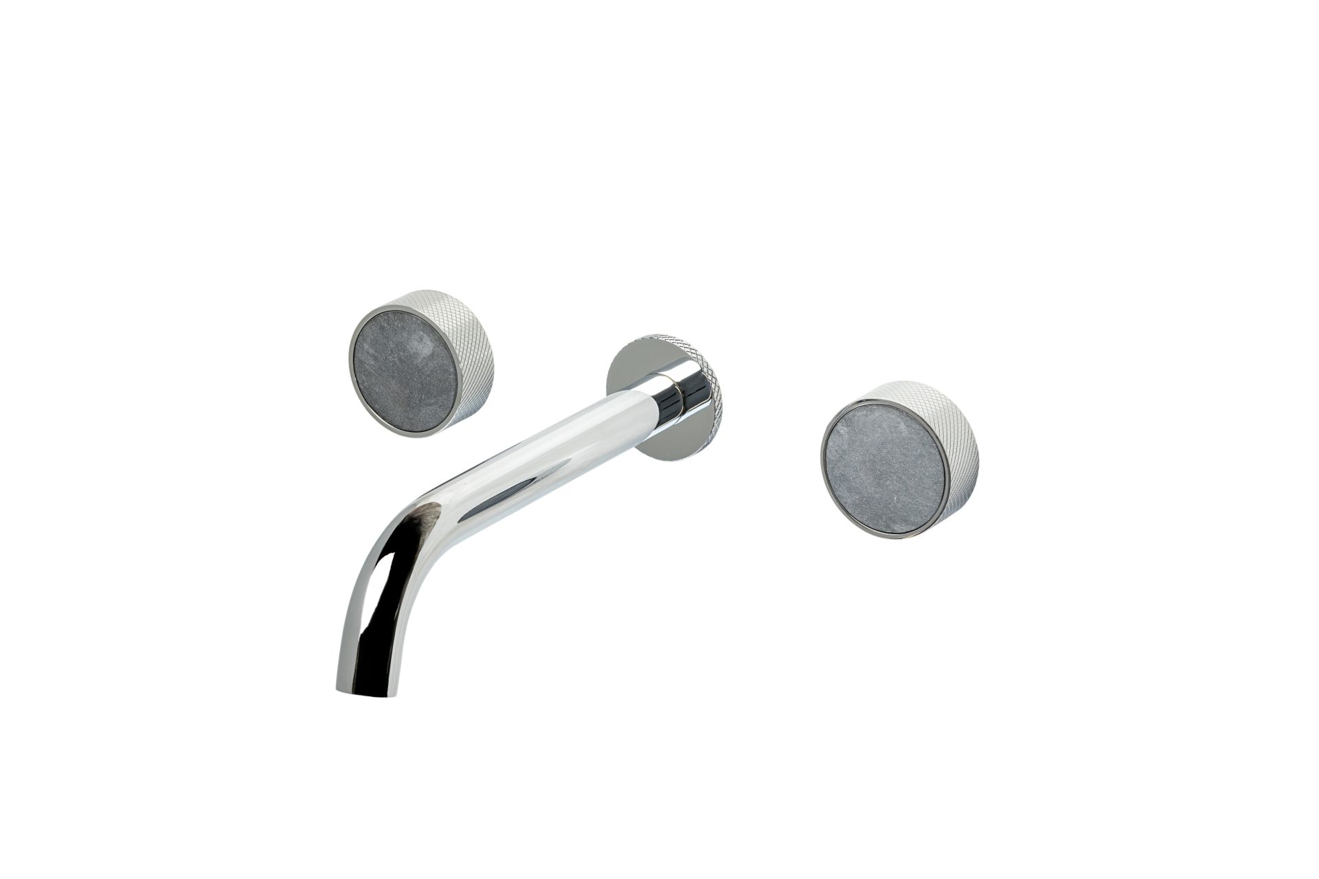 BOHEME Prestige Ankastre Mermer Ankastre 3 Delikli Lavabo Bataryası 152-2-CR-STONE