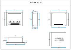 FLAMELINE Spark/ Eco 70