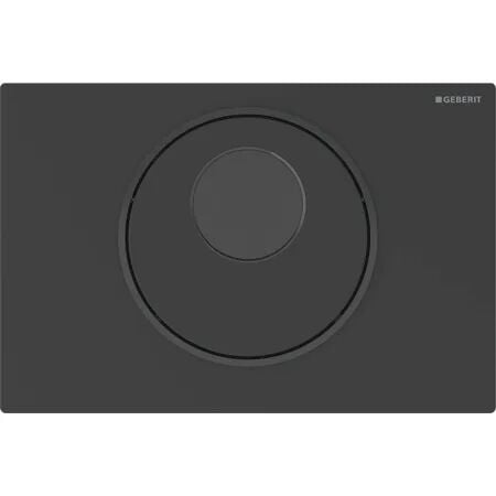 GEBERIT 115.856.SN.6 Sigma 10 Fotoselli Kapak, 8 cm Gömme Rezervuar İçin Parlak Siyah, 8 cm