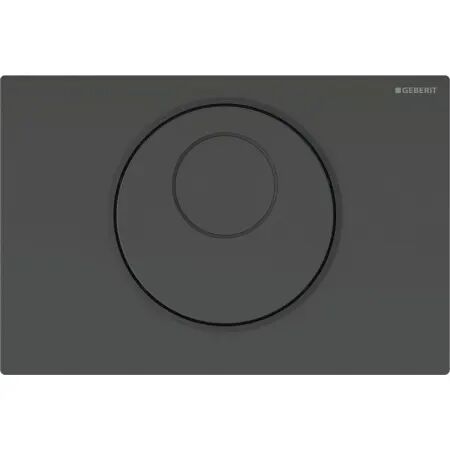 GEBERIT 115.856.SN.6 Sigma 10 Fotoselli Kapak, 12 cm Gömme Rezervuar İçin Mat Siyah, 12 cm