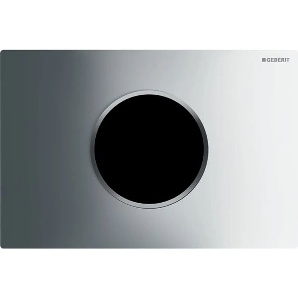 GEBERIT 115.906.SN.6 Sigma 10 Fotoselli Kapak, 12 cm Gömme Rezervuar İçin Parlak Krom/Mat Krom, 12 cm