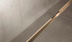 GEBERIT 154.440.39.1 CleanLine80 Duş Kanalı, 30-90 cm Paslanmaz Çelik / Şampanya