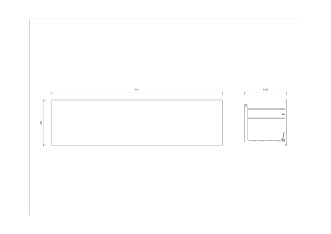 BOHEME Uno Duvar Rafı 10966-MW