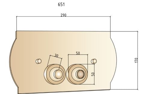 BOHEME Rezervuar Paneli 651-MG