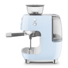 ÖĞÜTÜCÜLÜ ESPRESSO KAHVE MAKİNESİ PASTEL MAVİ ÖĞÜTÜCÜLÜ ESPRESSO KAHVE MAKİNESİ