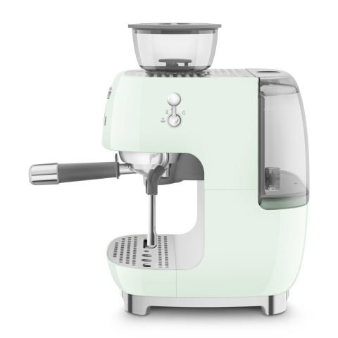 ÖĞÜTÜCÜLÜ ESPRESSO KAHVE MAKİNESİ PASTEL YEŞİL ÖĞÜTÜCÜLÜ ESPRESSO KAHVE MAKİNESİ