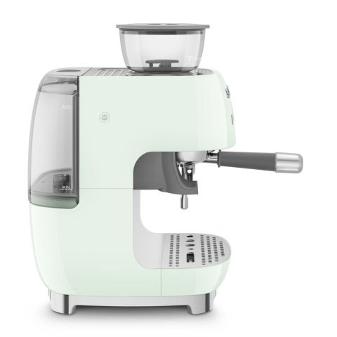 ÖĞÜTÜCÜLÜ ESPRESSO KAHVE MAKİNESİ PASTEL YEŞİL ÖĞÜTÜCÜLÜ ESPRESSO KAHVE MAKİNESİ