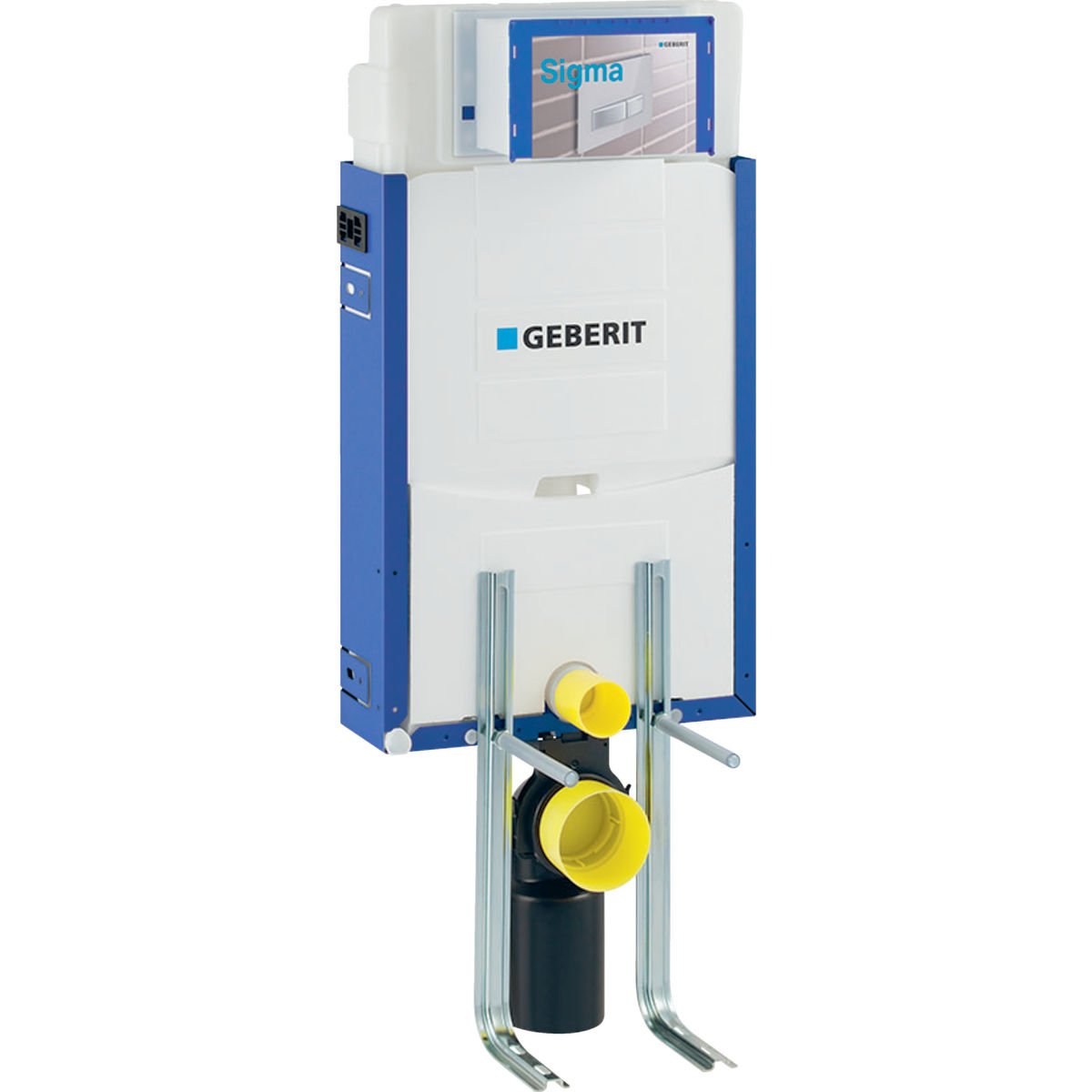 GEBERIT 110.340.00.5 Kombifix Asma klozet için, 108 cm, Sigma 12 cm gömme rezervuar ile, destek ayakları ile