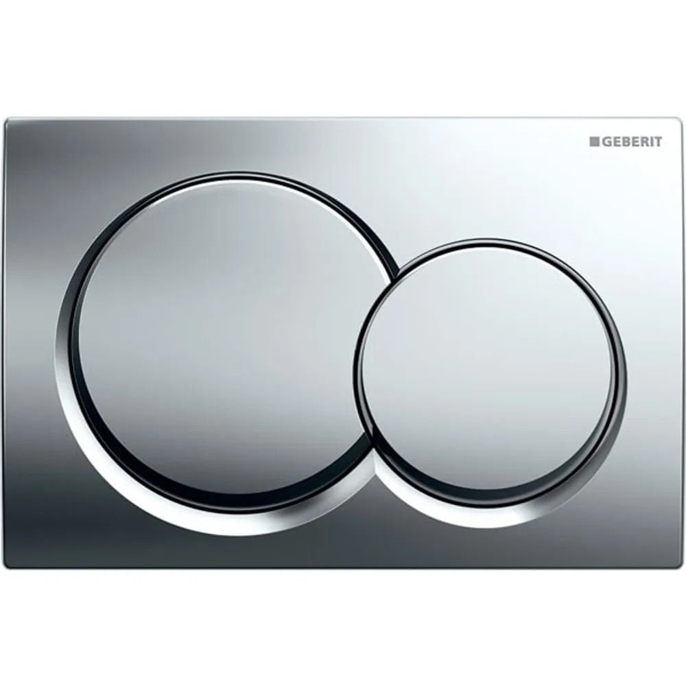 GEBERIT Alpha01 Kumanda Kapağı - Çift basmalı ALPHA01 PARLAK KROM 115.035.21.1