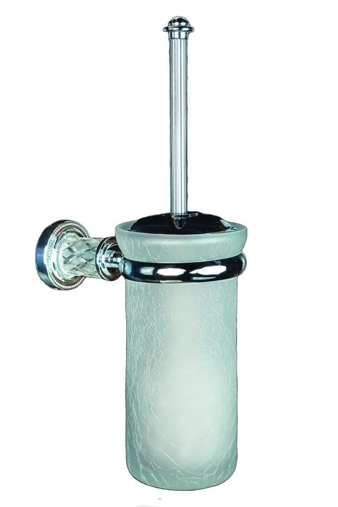 BOHEME Murano Crystal Cam Tuvalet Fırçası 10913-CRST-СH
