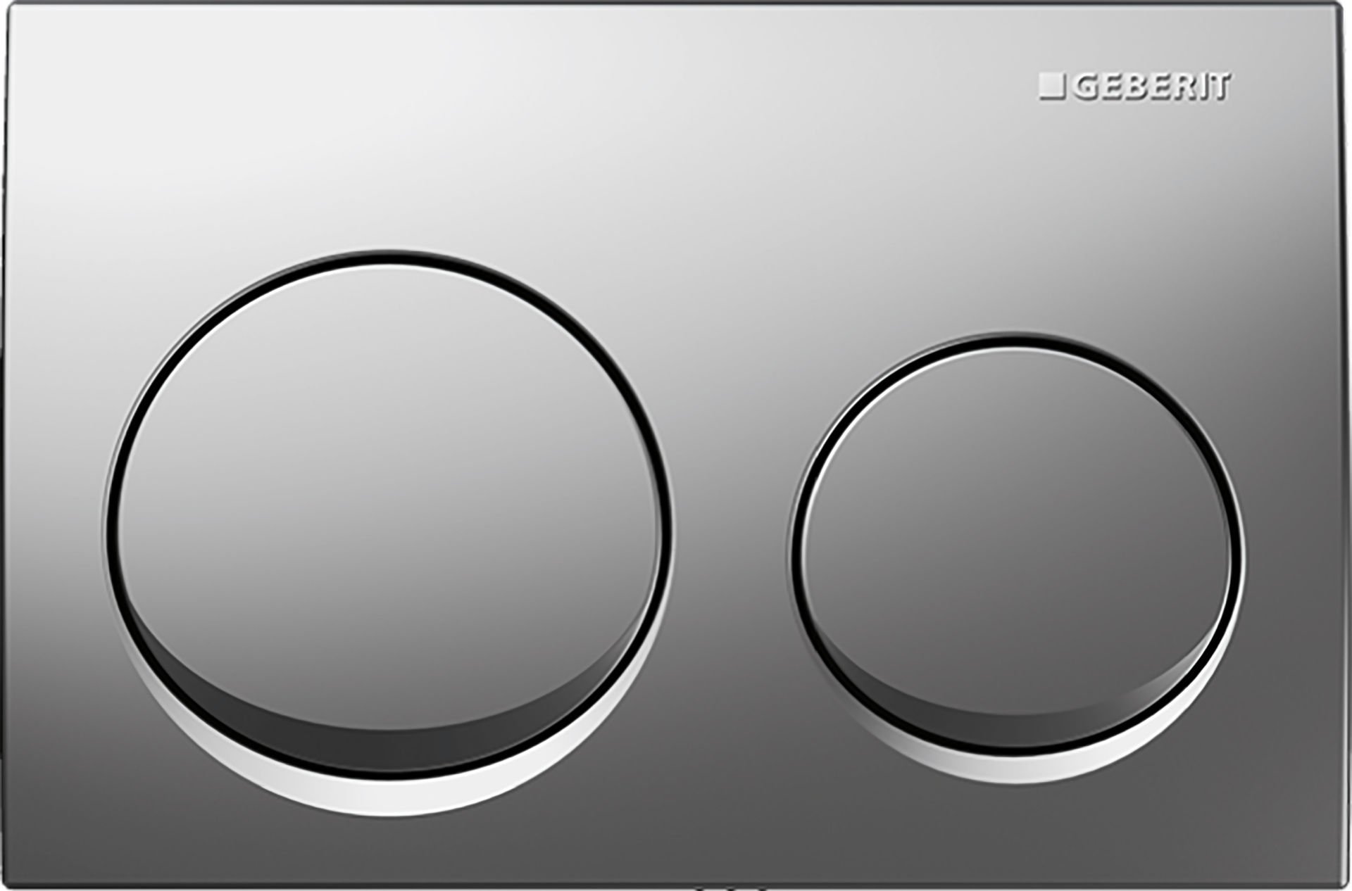 GEBERIT Alpha20 Kumanda Kapağı  - Çift basmalı ALPHA20 MAT KROM 115.040.46.5