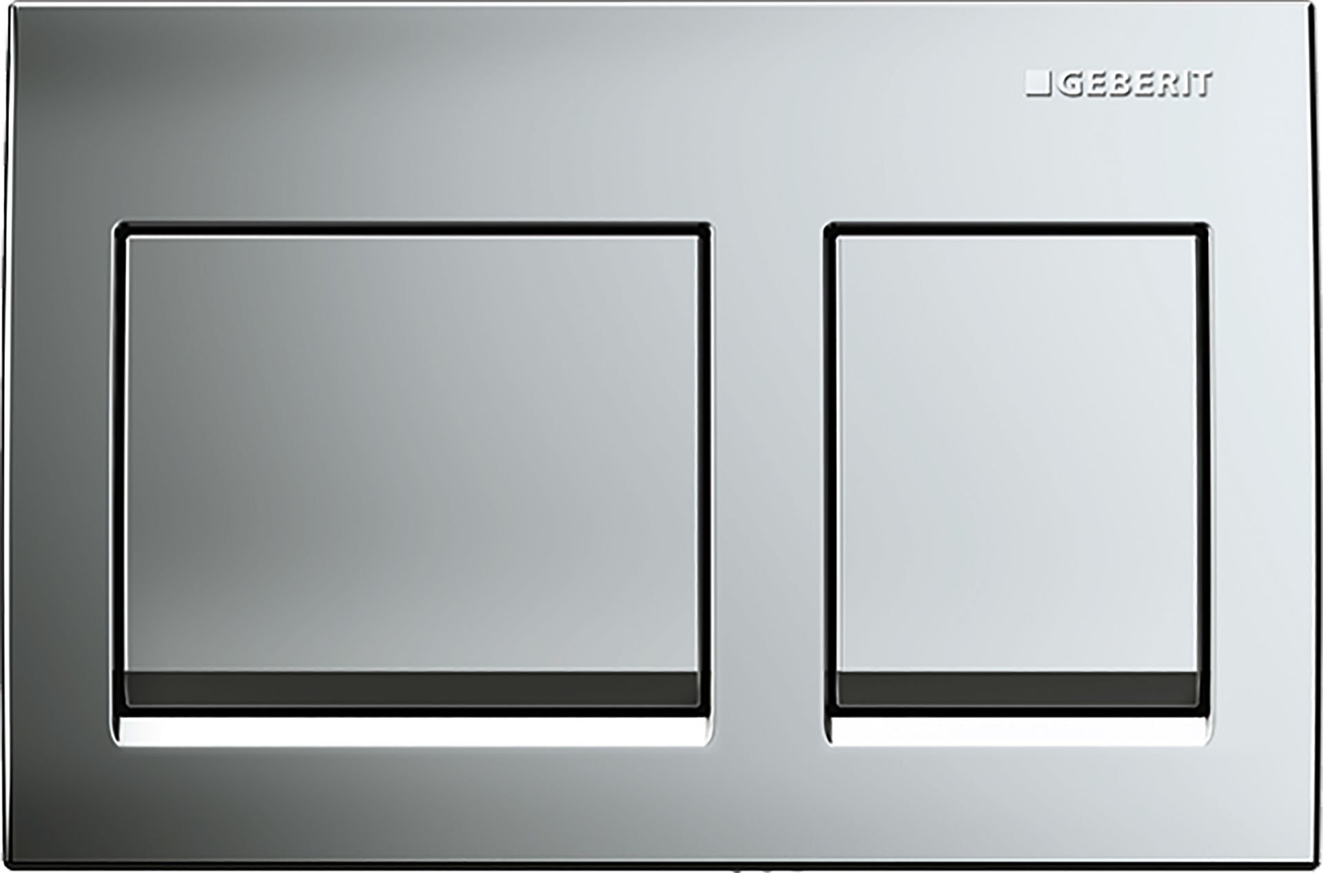 GEBERIT Alpha35 Kumanda Kapağı  - Çift basmalı ALPHA35 MAT KROM 115.045.46.5