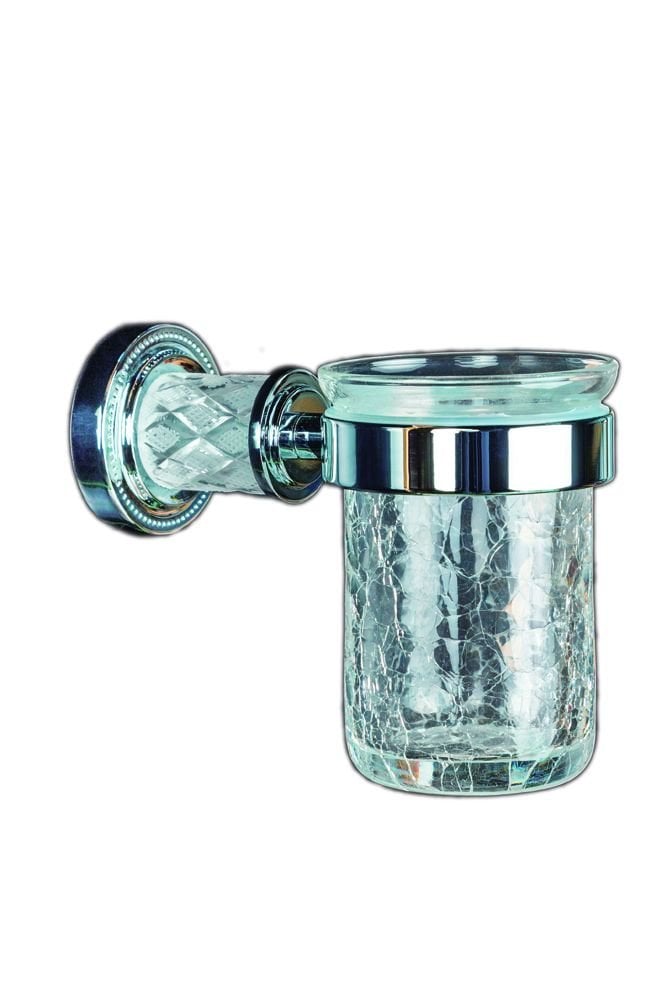 BOHEME Murano Crystal Cam Diş Fırçalık 10904-CRST-CH