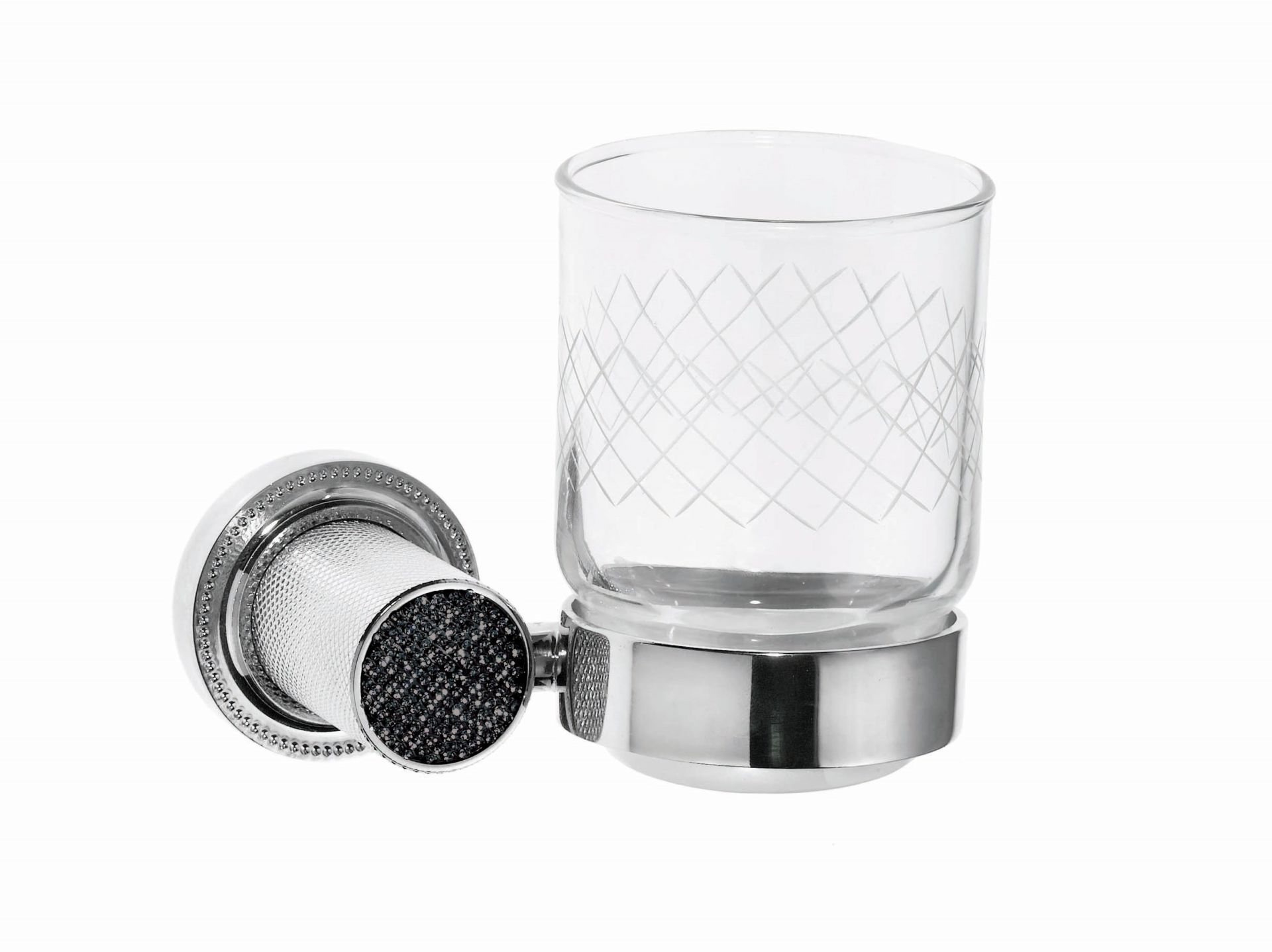 BOHEME Royal Crystal Cam Diş Fırçalık 10924-CRB