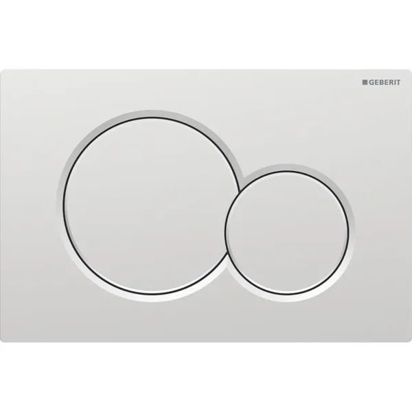 GEBERIT SIGMA01 Kumanda Kapağı - Çift Basmalı SIGMA01 MAT KROM 115.770.JQ.5