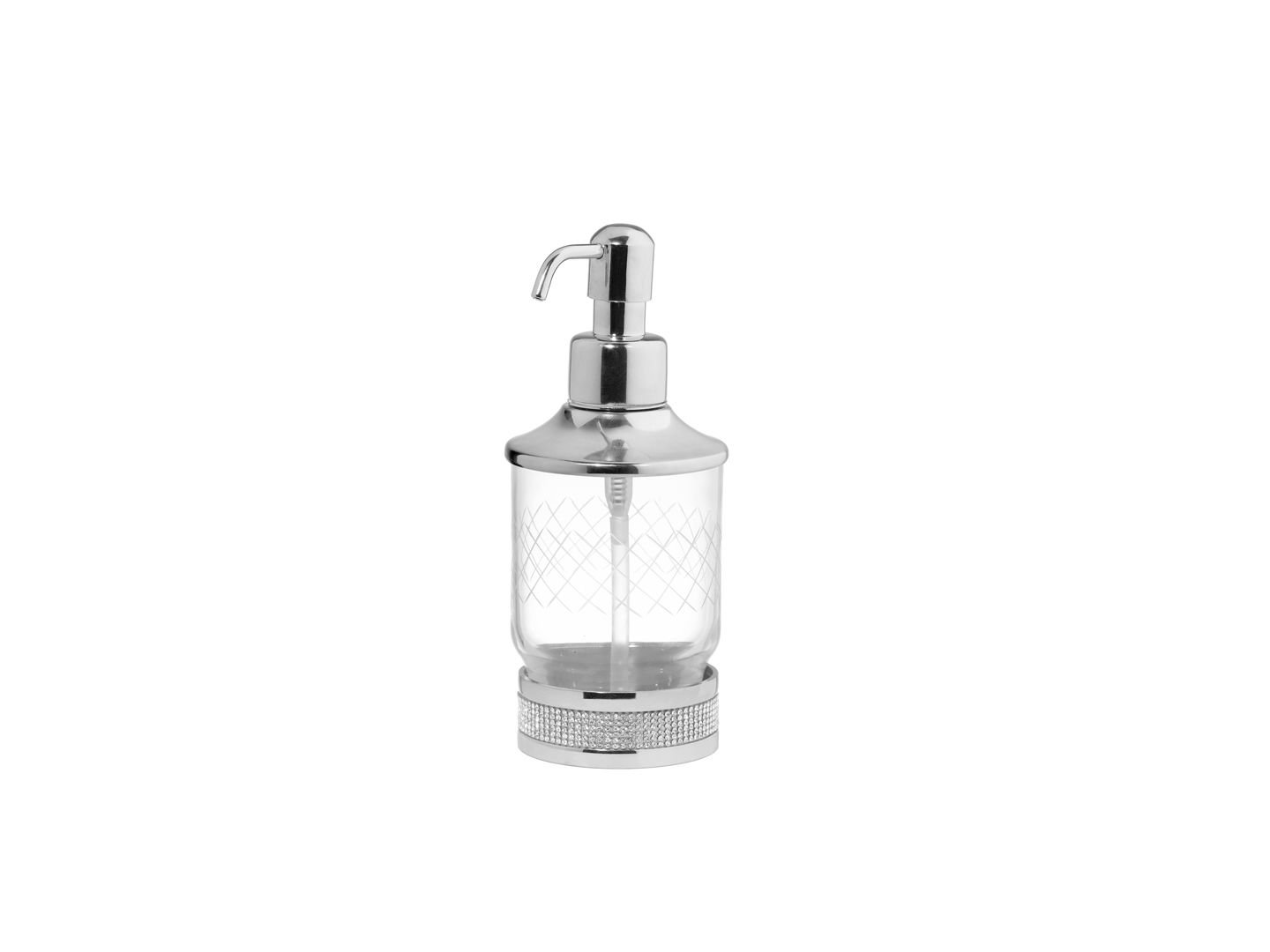 BOHEME Royal Crystal Cam Sıvı Sabunluk 10929-CRW