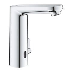 GROHE 36421001 EUROSMART COSMOPOLİTAN E Fotoselli Lavabo Bataryası, 1/2'', L-Boyut, Çift Su Girişli, Ayarlanabilir Sıcaklık Sınırlayıcısı