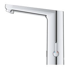 GROHE 36421001 EUROSMART COSMOPOLİTAN E Fotoselli Lavabo Bataryası, 1/2'', L-Boyut, Çift Su Girişli, Ayarlanabilir Sıcaklık Sınırlayıcısı