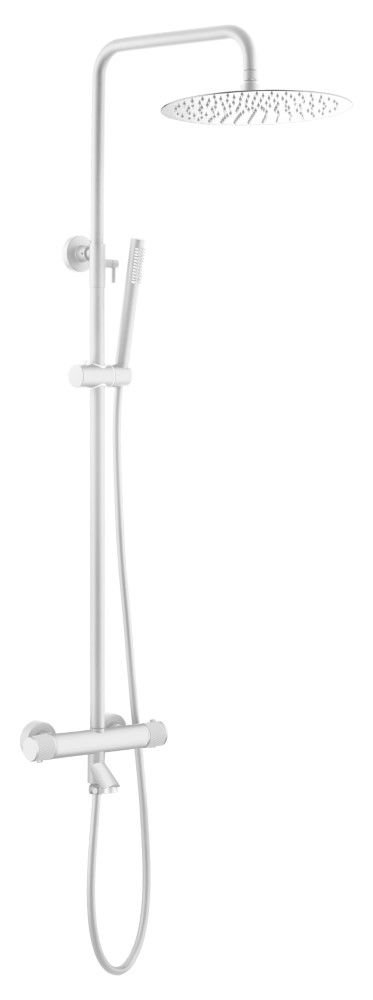 BOHEME Uno Termostatlı Banyo Bataryası El Duşlu ve Tepe Duşlu 468-T-MW