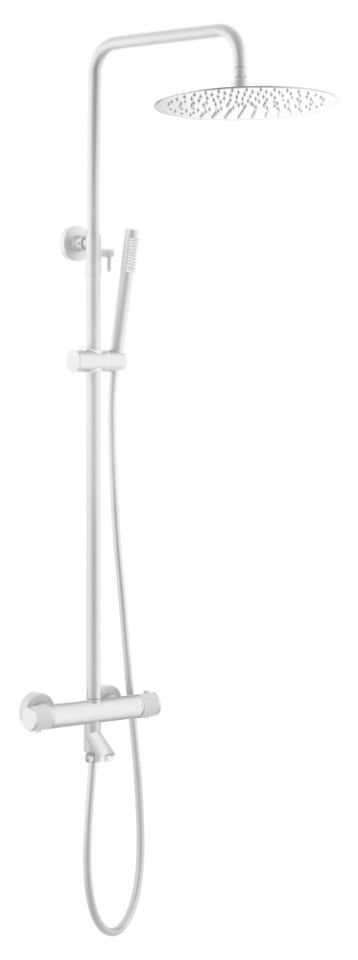 BOHEME Uno Termostatlı Banyo Bataryası El Duşlu ve Tepe Duşlu 468-T-MW