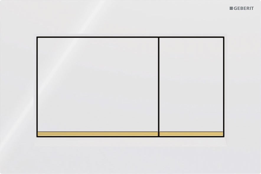GEBERIT Kumanda Kapağı SIGMA30 BEYAZ/ALTIN/BEYAZ 115.883.KK.1
