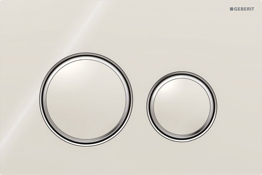 GEBERIT Kumanda Kapağı SIGMA21 KUM GRİSİ CAM/KROM 115.884.JL.1
